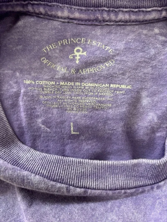 Prince Branded Purple Crewneck Tee - Picture 3 of 3